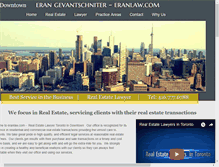 Tablet Screenshot of eranlaw.com